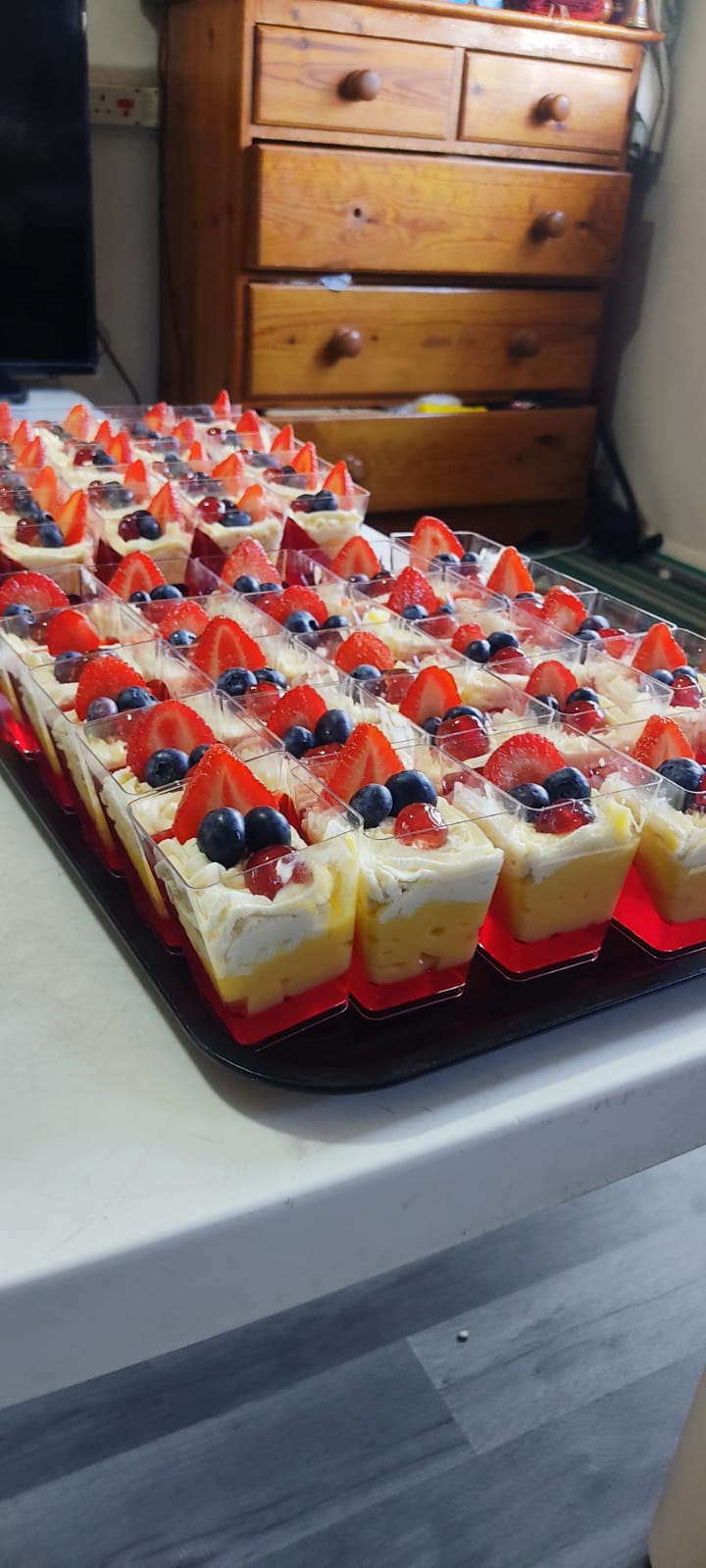 Strawberry Jelly Dessert - Image 1